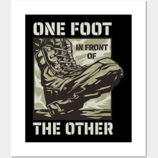 One Foot in Front of the Other - Military Slogan Posters and Art